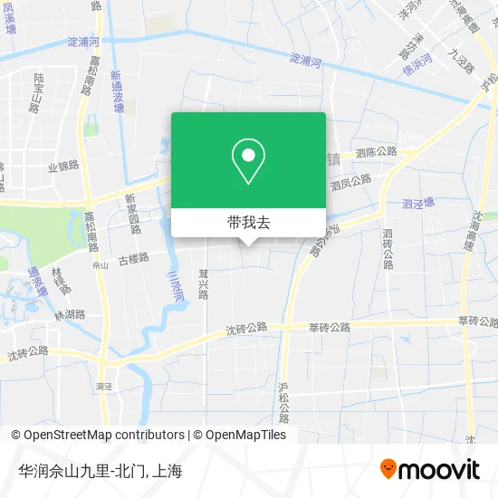 华润佘山九里-北门地图