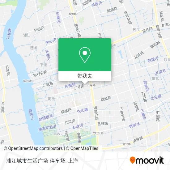浦江城市生活广场-停车场地图
