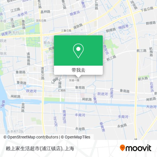 赖上家生活超市(浦江镇店)地图