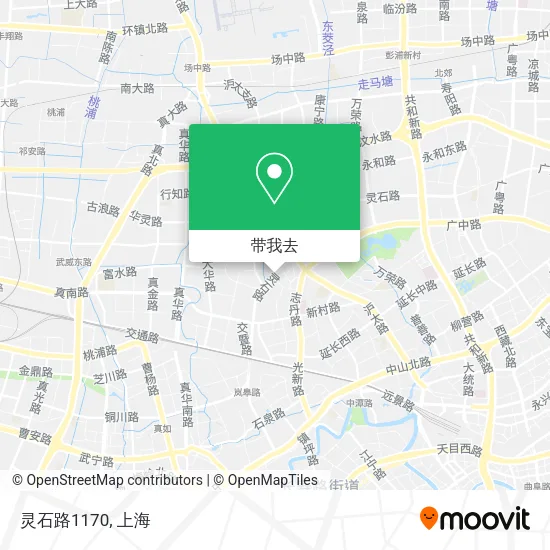 灵石路1170地图