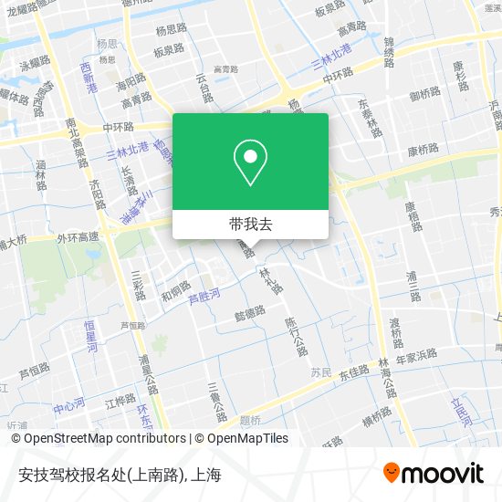 安技驾校报名处(上南路)地图