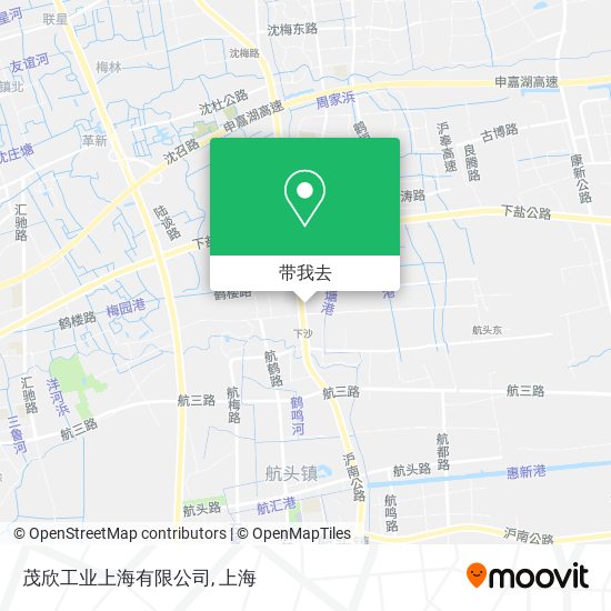 茂欣工业上海有限公司地图