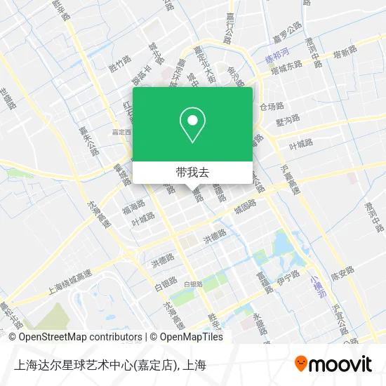 上海达尔星球艺术中心(嘉定店)地图