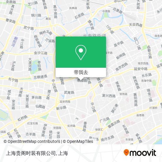 上海贵阁时装有限公司地图