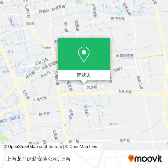 上海龙马建筑安装公司地图