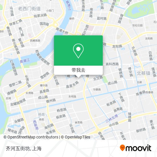 齐河五街坊地图