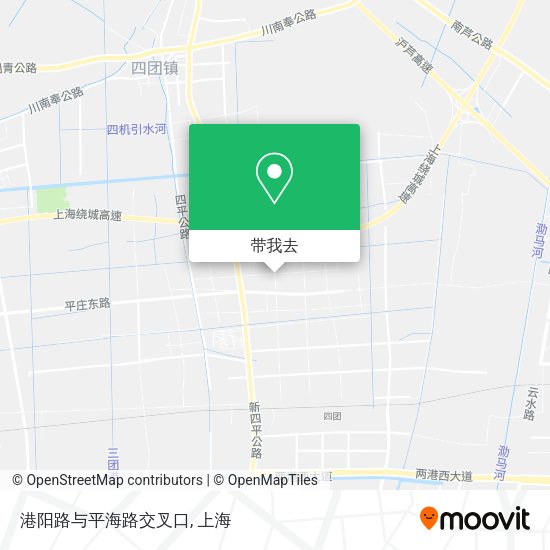 港阳路与平海路交叉口地图