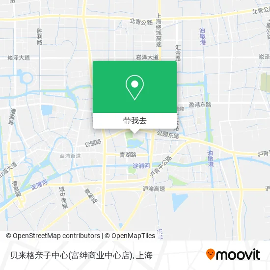 贝来格亲子中心(富绅商业中心店)地图