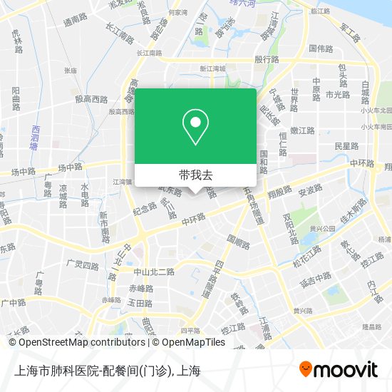 上海市肺科医院-配餐间(门诊)地图