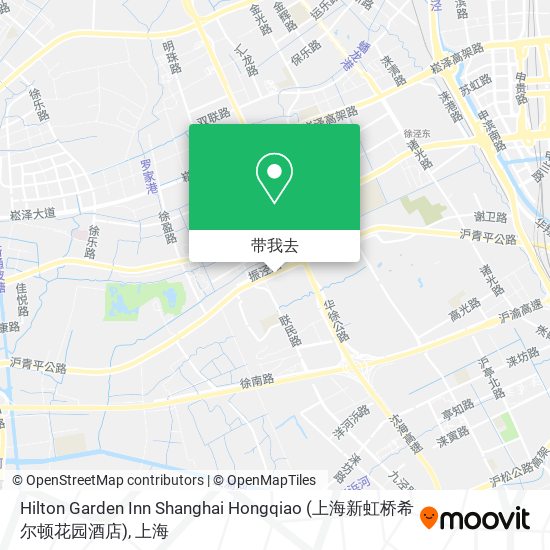 Hilton Garden Inn Shanghai Hongqiao (上海新虹桥希尔顿花园酒店)地图