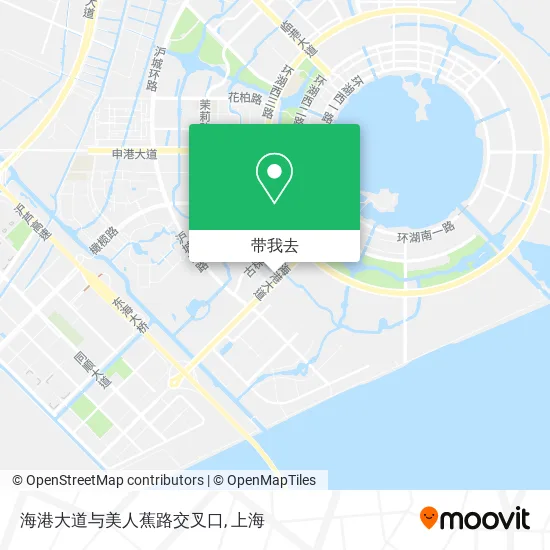 海港大道与美人蕉路交叉口地图