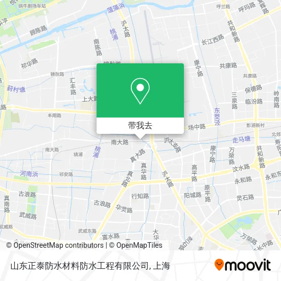 山东正泰防水材料防水工程有限公司地图