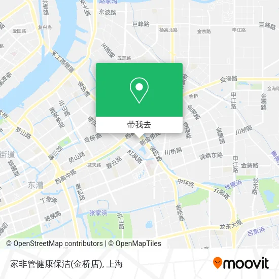 家非管健康保洁(金桥店)地图