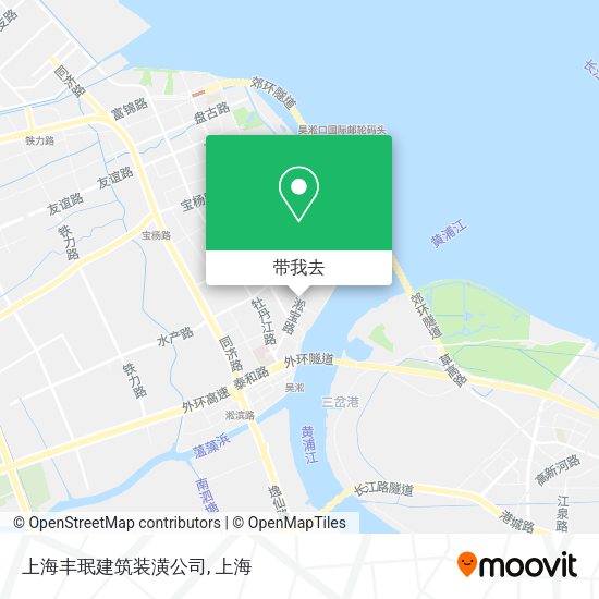 上海丰珉建筑装潢公司地图