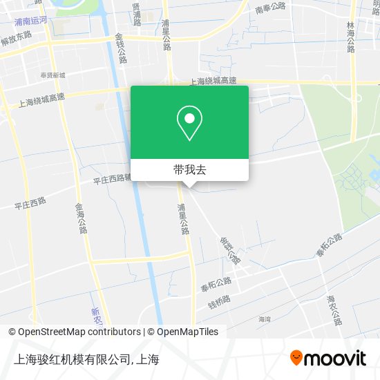 上海骏红机模有限公司地图