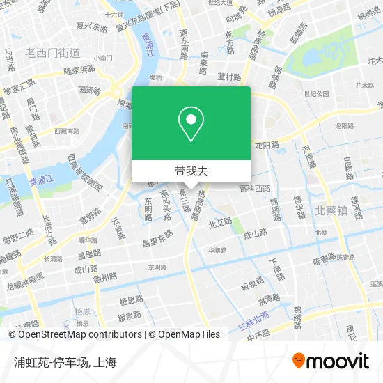 浦虹苑-停车场地图