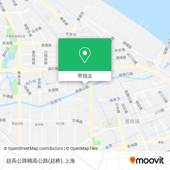 赵高公路顾高公路(赵桥)地图