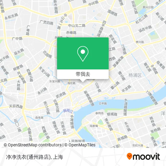 净净洗衣(通州路店)地图