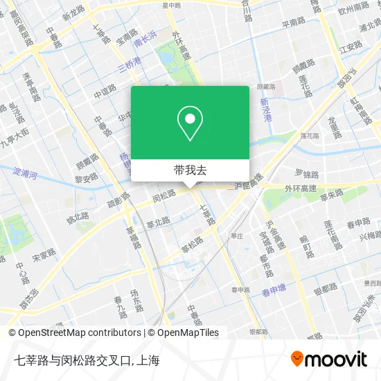 七莘路与闵松路交叉口地图