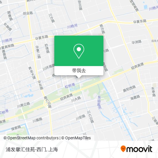 浦发馨汇佳苑-西门地图