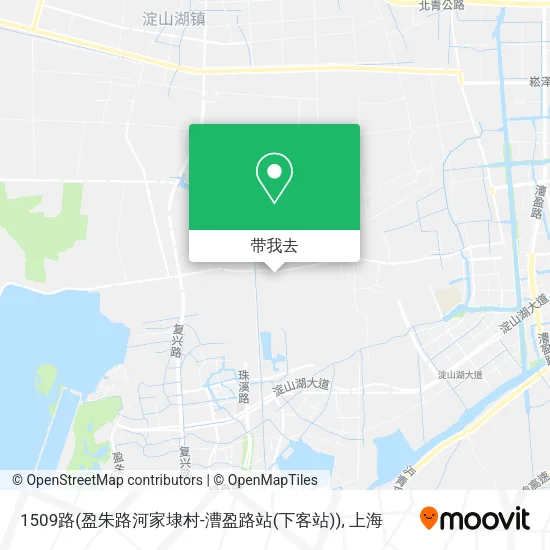 1509路(盈朱路河家埭村-漕盈路站(下客站))地图
