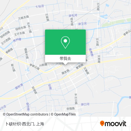 卜硕针织-西北门地图