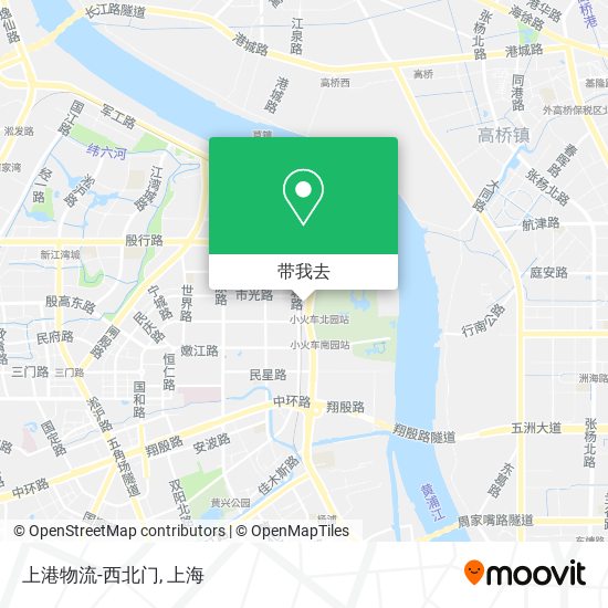 上港物流-西北门地图