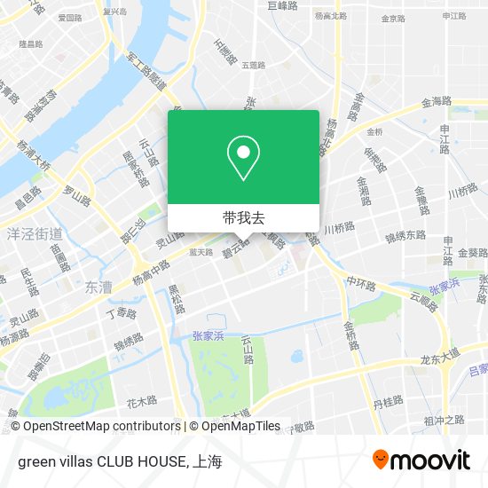 green villas CLUB HOUSE地图