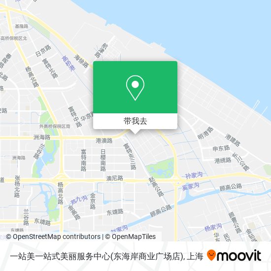 一站美一站式美丽服务中心(东海岸商业广场店)地图