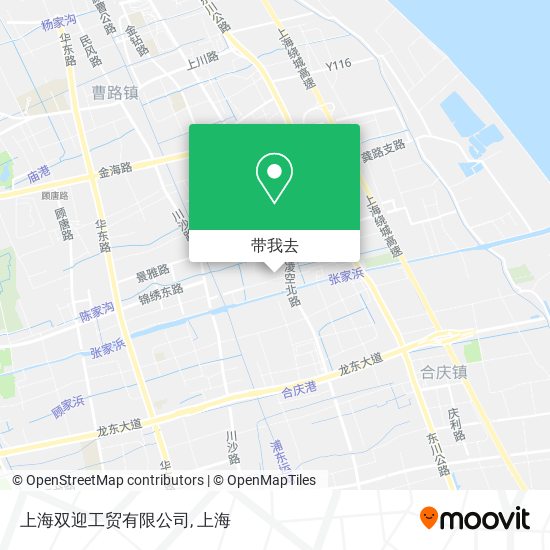 上海双迎工贸有限公司地图