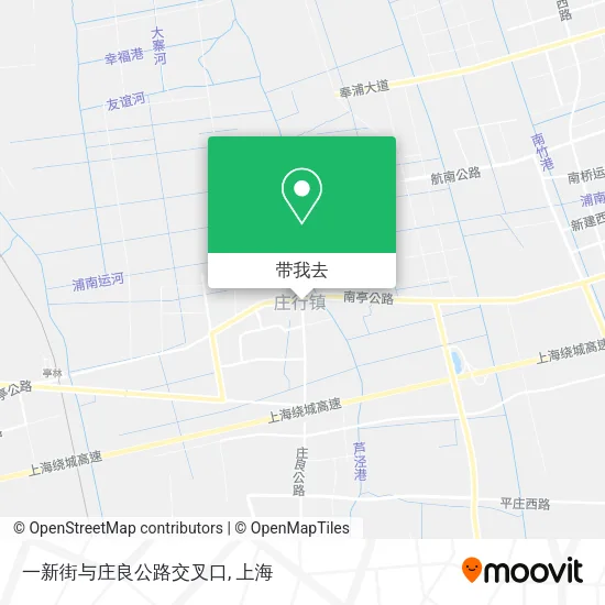 一新街与庄良公路交叉口地图