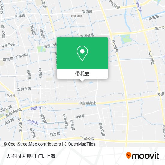 大不同大厦-正门地图