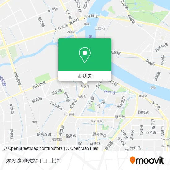 淞发路地铁站-1口地图