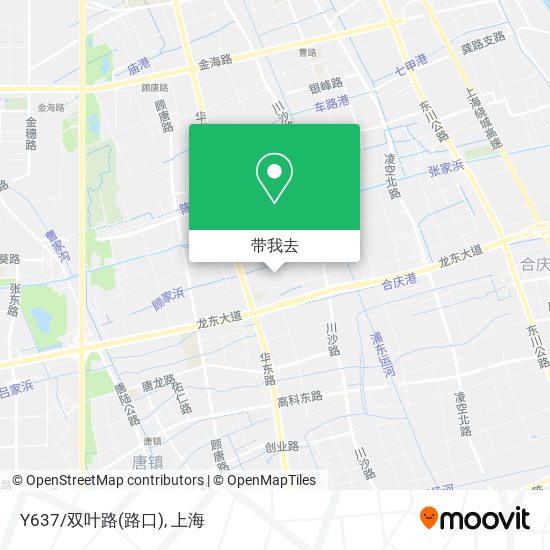 Y637/双叶路(路口)地图