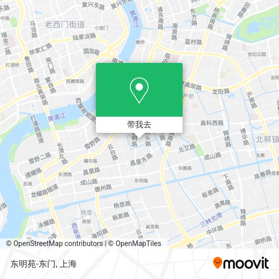 东明苑-东门地图