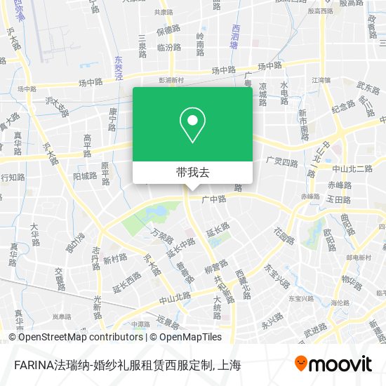 FARINA法瑞纳-婚纱礼服租赁西服定制地图