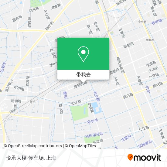 悦承大楼-停车场地图