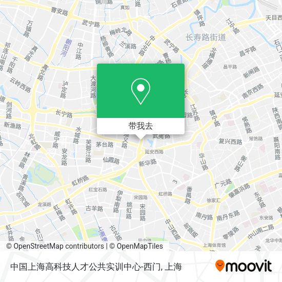 中国上海高科技人才公共实训中心-西门地图