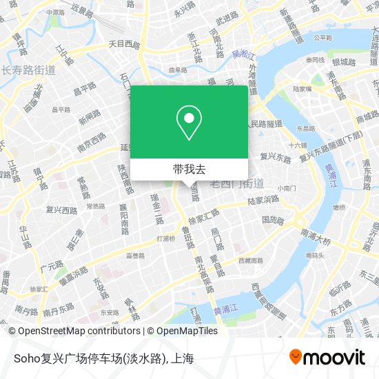 Soho复兴广场停车场(淡水路)地图