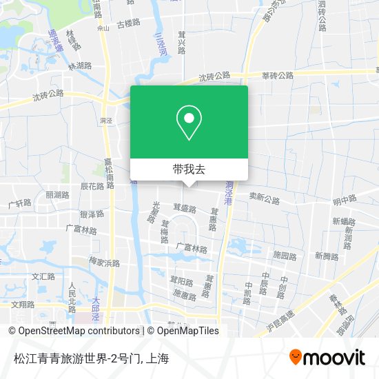 松江青青旅游世界-2号门地图