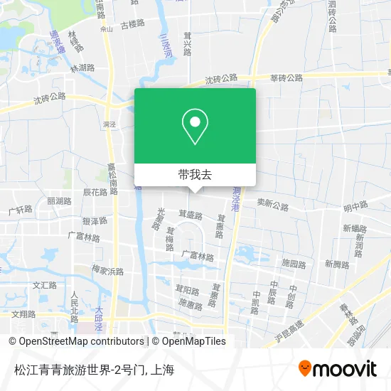松江青青旅游世界-2号门地图