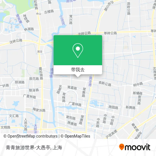 青青旅游世界-大愚亭地图