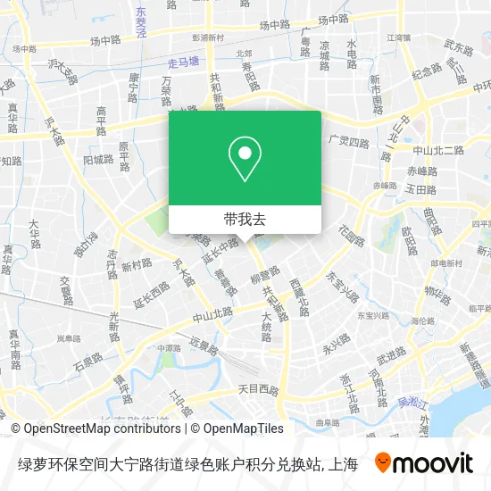 绿萝环保空间大宁路街道绿色账户积分兑换站地图