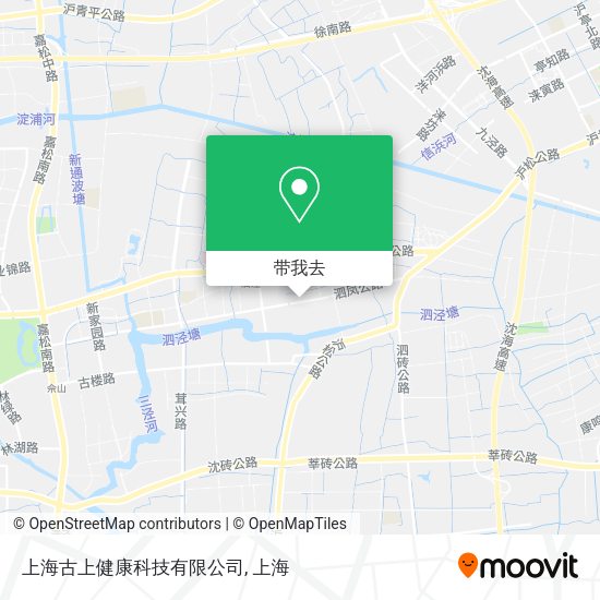 上海古上健康科技有限公司地图