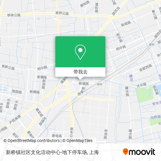 新桥镇社区文化活动中心-地下停车场地图