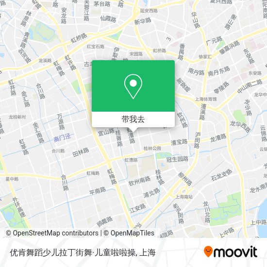 优肯舞蹈少儿拉丁街舞·儿童啦啦操地图