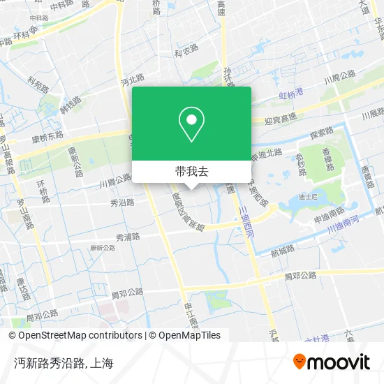 沔新路秀沿路地图
