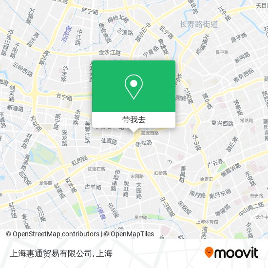 上海惠通贸易有限公司地图