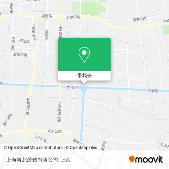 上海桥北装饰有限公司地图
