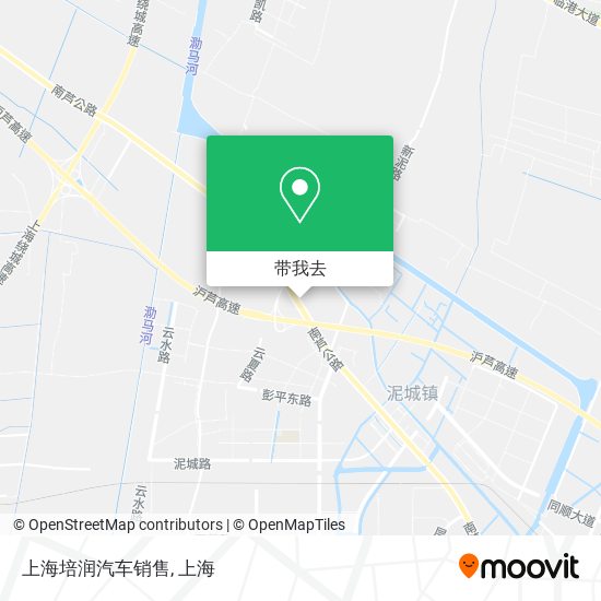 上海培润汽车销售地图